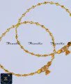 ANA1001 - 10 Inch One Gram Gold Plated Heart Shape Payal Designs Online ANA1001 - 10 Inch One Gram Gold Plated Heart Shape Payal Designs Online