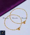 Gold Plated Payal Design Light Weight Collection anklet, kolusu, payal, payal design, latest payal design, simple payal design, payal design for girl, Payal design simple, Payal design gold, Payal design gold latest