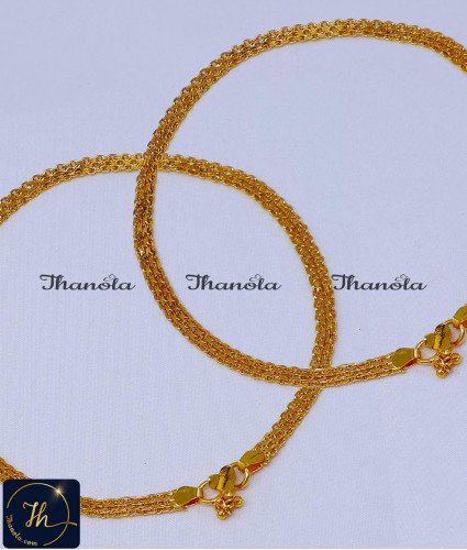 Real Gold Design Daily Use Artificial Payal anklet, kolusu, payal, payal design, latest payal design, simple payal design, payal design for girl, Payal design simple, Payal design gold, Payal design gold latest