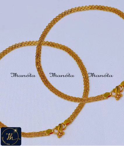 Real Gold Design Daily Use Artificial Payal anklet, kolusu, payal, payal design, latest payal design, simple payal design, payal design for girl, Payal design simple, Payal design gold, Payal design gold latest
