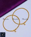 1 Gram Gold Plated Gold Payal Design Simple anklet, kolusu, payal, payal design, latest payal design, simple payal design, payal design for girl, Payal design simple, Payal design gold, Payal design gold latest