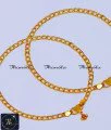 Elegant Link Chain Gold Plated Anklets Online anklet designs, anklet designs gold, gold anklet designs for ladies, gold leg chain designs with price