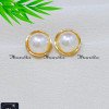 ERA2513 - Stylish Daily Wear Pearl Gold Plated Stud Earrings Online