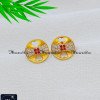 ERA2518 - Lovely 1 Gram Gold White Stone Earrings for Women