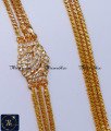 Traditional Gold Design White Stone Impon Mugappu Chain Thali mugappu Latest Designs, Mugappu, Thali mugappu, Thali mugappu design, Diamond mugappu thali chain, Thali chain mugappu design, Lakshmi mugappu designs, Lakshmi mugappu chain, Lakshmi mugappu thali chain, White stone mugappu chain