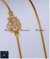 Beautiful Imitation Diamond Mugappu Thali Chain Design peacock mugappu chain, mugappu chain latest designs, gold plated mugappu chain online, one gram gold mugappu chain, mugappu chain, mugappu chain online, mugappu thali chain, mugappu pendant chain, thali mugappu design, thali chain mugappu design