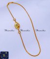Elegant Enamel Gold Plated Mugappu Chain Online mopu chain, mugappu chain latest designs, gold plated mugappu chain online, one gram gold mugappu chain, mugappu chain, mugappu chain online, mugappu thali chain, mugappu pendant chain, thali mugappu design, thali chain mugappu design