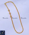 1 Gram Gold Stone Ball Mugappu with Thali Kodi Chain murukku thali chain mugappu designs, mugappu chain latest designs, gold plated mugappu chain online, one gram gold mugappu chain, mugappu chain, mugappu chain online, mugappu thali chain, mugappu pendant chain, thali mugappu design, thali chain mugappu design
