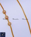 Gold Plated Daily Wear White Stone Mugappu Thali Chain peacock mugappu chain, mugappu chain latest designs, gold plated mugappu chain online, one gram gold mugappu chain, mugappu chain, mugappu chain online, mugappu thali chain, mugappu pendant chain, thali mugappu design, thali chain mugappu design