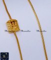 Latest Lakshmi Pendant Double Side Mugappu Thali Chain Lakshmi mugappu designs, mugappu chain latest designs, gold plated mugappu chain online, one gram gold mugappu chain, mugappu chain, mugappu chain online, mugappu thali chain, double side mugappu thali chain, lakshmi mugappu chain