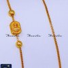 MCN1605 - Gold Model Lakshmi Mugappu Thali Chain New Design