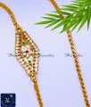 Impon Daily Wear Simple Stone Mugappu Chain Design mugappu chain wearing