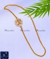 Trendy Lakshmi Mugappu Chain Gold Like Impon Jewellery lakshmi devi gold lakshmi mugappu designs