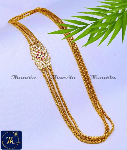 Original Impon 1 Gram Gold Thali Chain with Mugappu trendy mugappu designs for thali chains