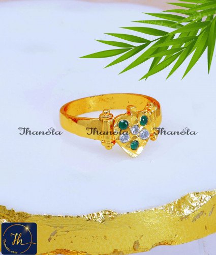 Traditional Gold Design Impon Ring for Women impon jewellery, impon jewellery online shopping, impon ring, original impon ring, impon ring for girls, impon ring for women