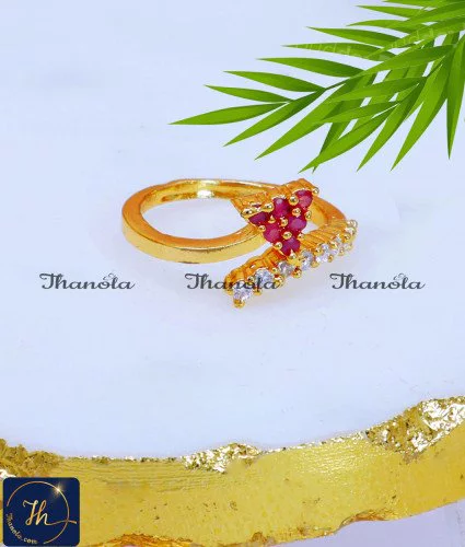 Beautiful White and Ruby Design Rings for Female rings gold ladies, ring design for woman, ring designs for ladies, design rings for female, simple design of gold ring