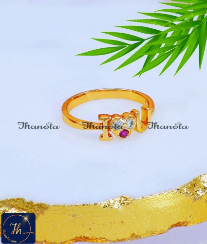 Original Impon I Love You Ring Design for Woman i love you ring gold, love ring design, gold love ring design, beautiful gold love ring design, gift for girls, unique birthday gift for girls, unique gift for girls, gift for wife birthday, finger ring for girls
