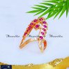 RNA1488 - Traditional Gold Model Impon Ruby Vanki Ring Designs
