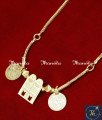 Traditional Shiva Parvati Thali Saradu Chain for Women thali chain design gold 3 savaran