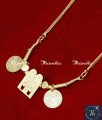 South Indian Wedding Tamil Iyer Thali Design Simple namam thali design gold