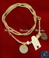 Gold Plated Daily Use Vanniyar Thennai Maram Thali Design tamil vanniyar gounder thali design