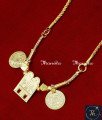 Gold Plated Brahmin Sangu Sakra Namam Thali Design thenkalai iyengar thirumangalyam