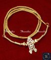 Gold Model Anna Lakshmi Long Murukku Thali Chain Design yellow gold thali chain