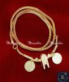 Gold Plated Vishnu Naman Thoppa Thali Chain Online hindu thali design