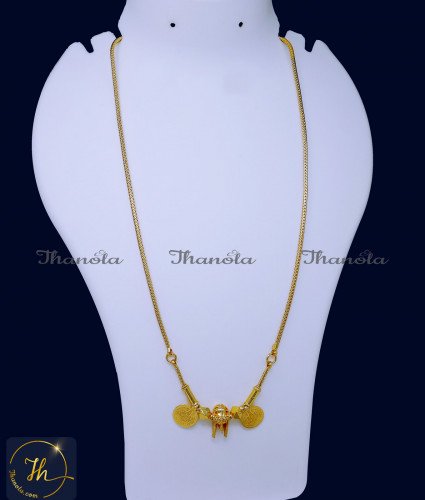 Sivan Thoppa Thaali Gold Plated Thali Chain Online one gram gold thali