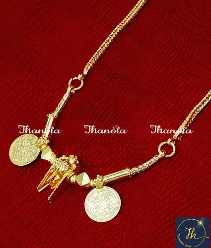 Thirumangalyam Gold Plated Shiva Gothram Thali Design shiva gothram thali design