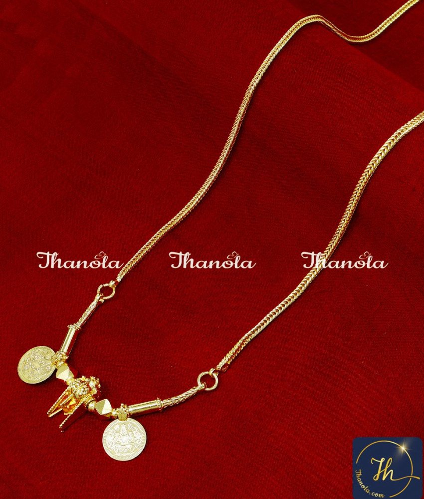 Thirumangalyam Gold Plated Shiva Gothram Thali Design shiva gothram thali design