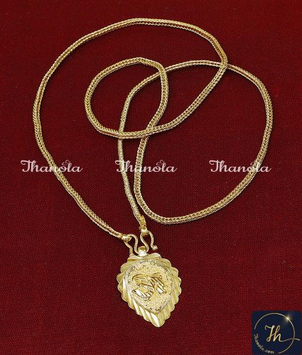 THN1036 - Gold Model Gold Plated Kerala Thali Chain Design THN1036 - Gold Model Gold Plated Kerala Thali Chain Design
