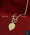 Traditional Long Yellow Gold Kerala Thali Design kerala thali mangalsutra