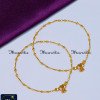 ANA1002 - 11 Inch Gold Plated Payal Design Light Weight Collection