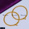 ANA1004 - 10.5 Inch Unique Daily Use Light Weight Payal Design Gold Latest