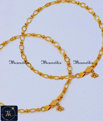 ANA1020 - 11 Inch Daily Wear Modern Simple Gold Anklet Designs