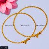 ANA1022 - 11 Inch Simple One Gram Gold Anklet Designs Light Weight