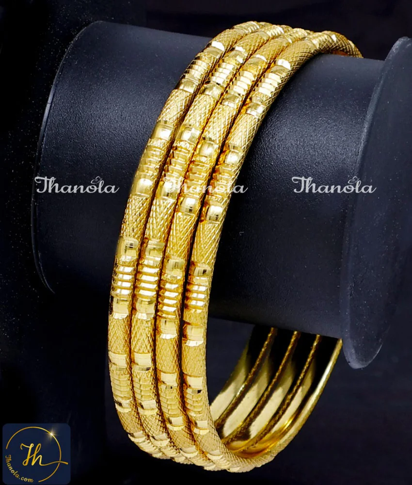 Buy Best Quality Daily Wear Gram Gold Bangles Set