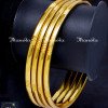 BNA1014 - 2.6 Trendy Plain Casual Daily Wear Gold Plated Bangles