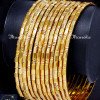 BNA1018 - 2.6 Bangles Set One Gram Gold Churi Design Online