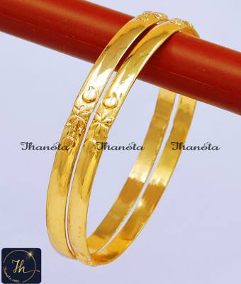 BNA1418 - 2.8 Gold Bangles Regular Use Original Impon Jewellery