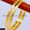 BNA1419 - 2.8 Simple Gold Bangles Design Impon Jewellery Bangles