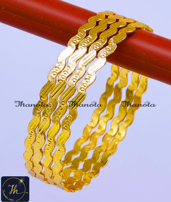 BNA1570 - 2.8 Simple Light Weight Curved Bangles Impon Jewellery