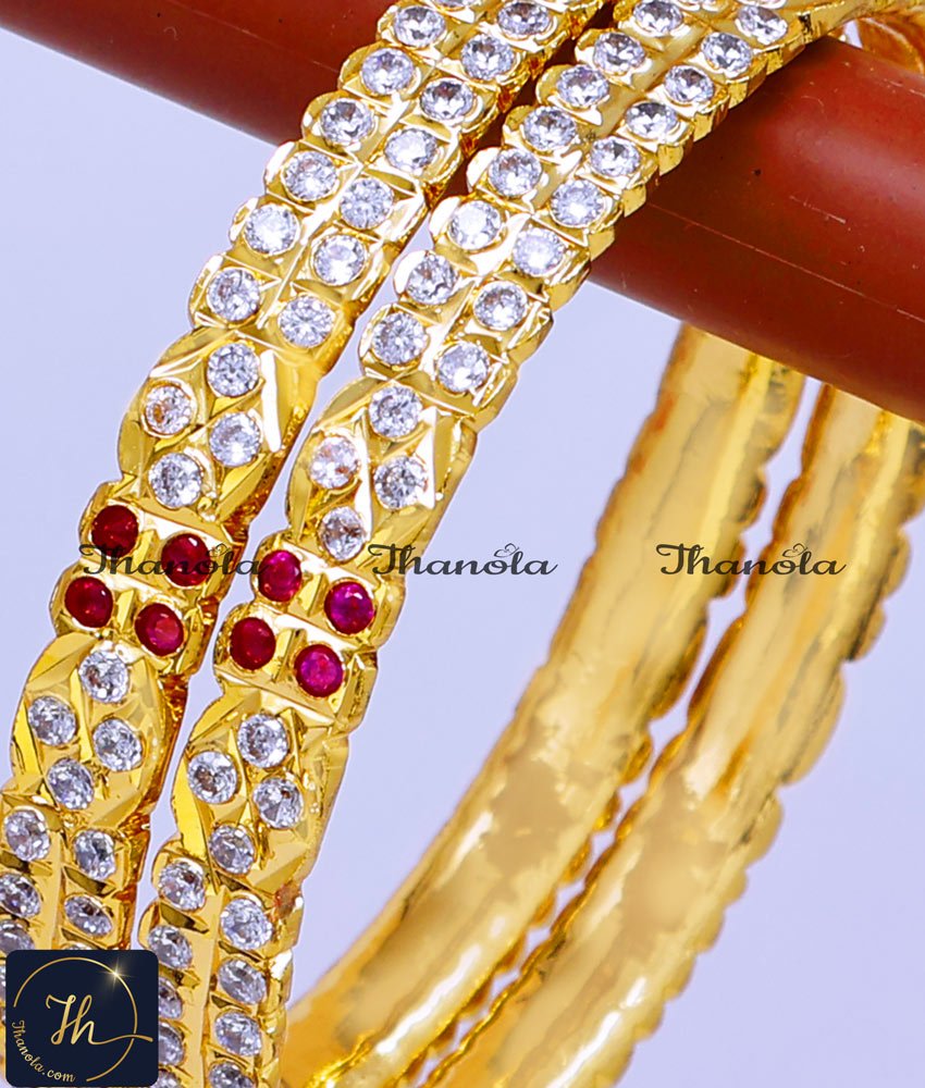 Original Impon Jewellery Bridal Wear Stone Bangles கல் வளையல்