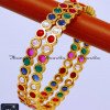 BNA1783 - 2.8 Best Quality Daily Use Impon Navaratna Bangles Online