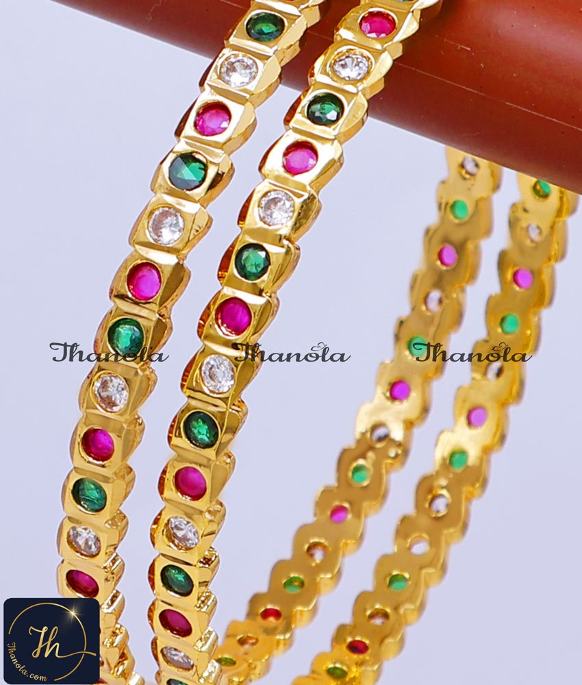 Premium Quality Impon Multi Colour Bangles Set impon multi colour bangles