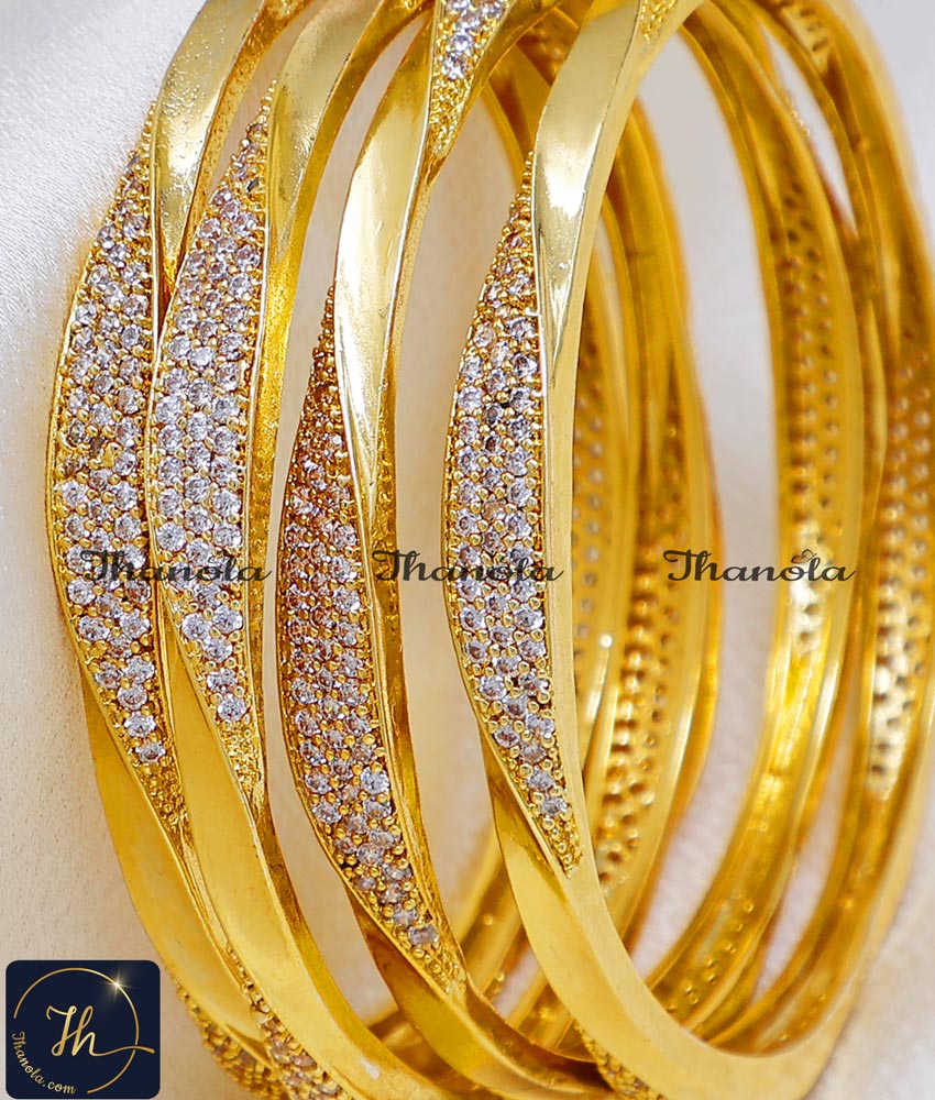 bridal gold bangles set of 4