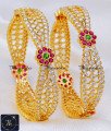 bridal broad bangles gold