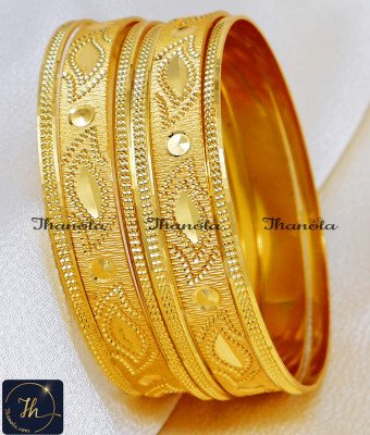 BNA1997 - 2.10 Designer Lightweight Bridal Bangles Set for Wedding
