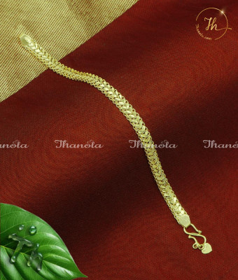 BCA1006 - 1 Gram Heart Design Chain Bracelet for Men & Women At Low Price Buy Online